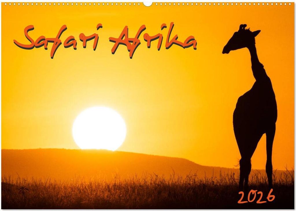 Safari Afrika (Wandkalender 2026 DIN A2 quer), CALVENDO Monatskalender