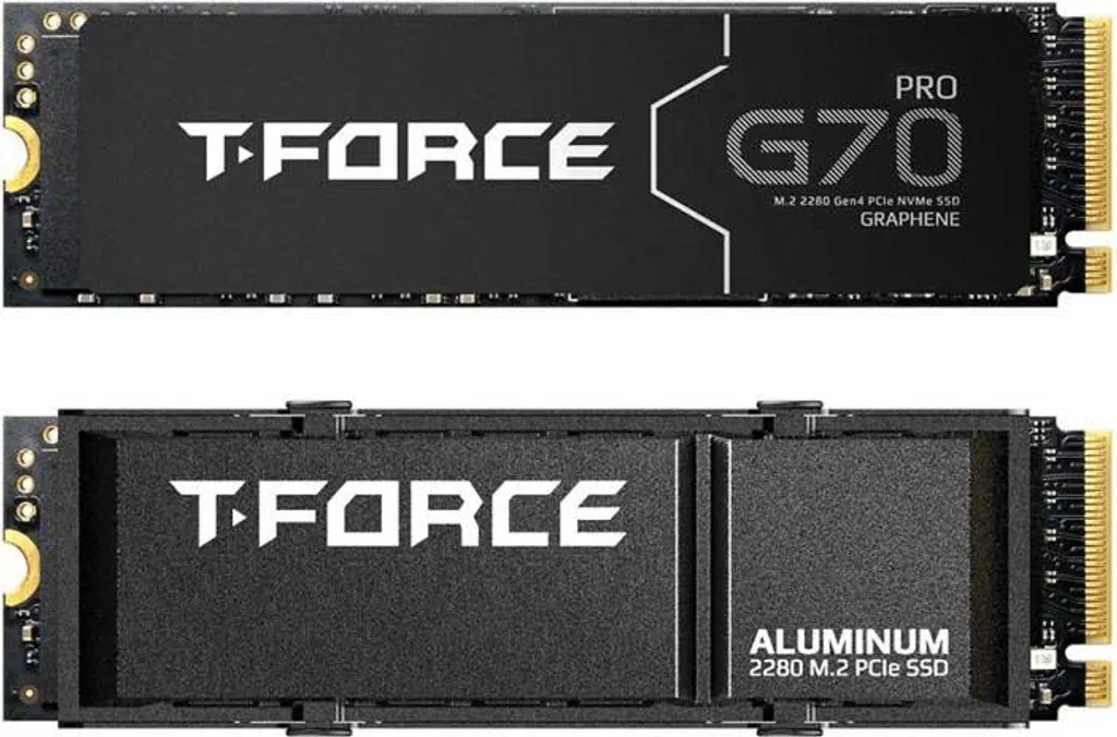 SSD 4TB pour PS5 et PC Gamer Team Group G70 Pro M.2 avec Heatsink inclus