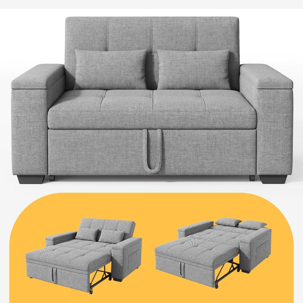 Divano letto a 2 posti BEALIFE 157x72x84 cm | Poltrona Immagine del prodotto 