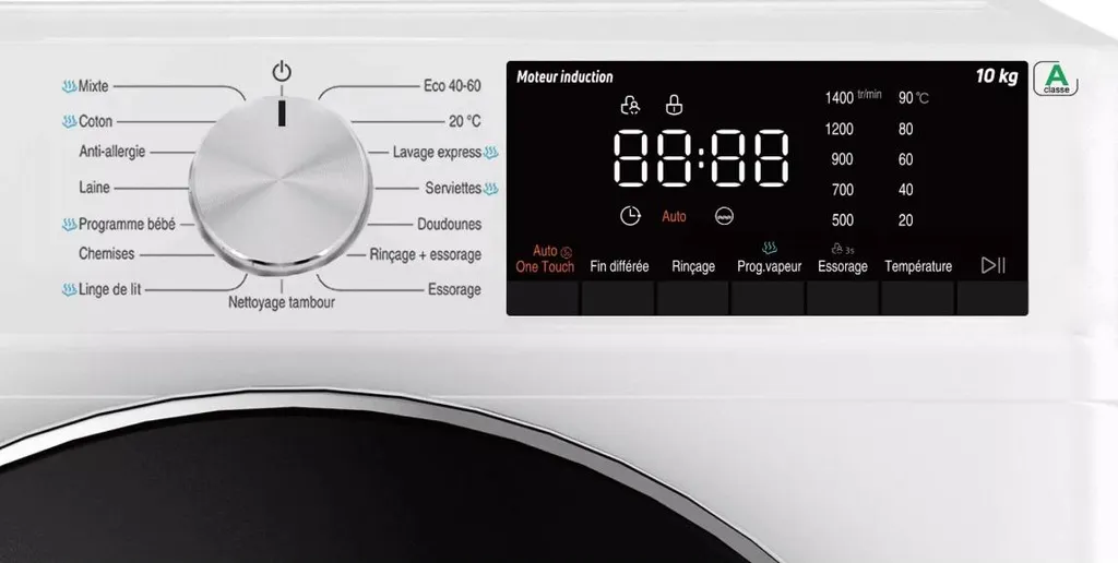 Lave-linge Induction 10kg Fagor 1400 tours 15 programmes Fin Différée - 4