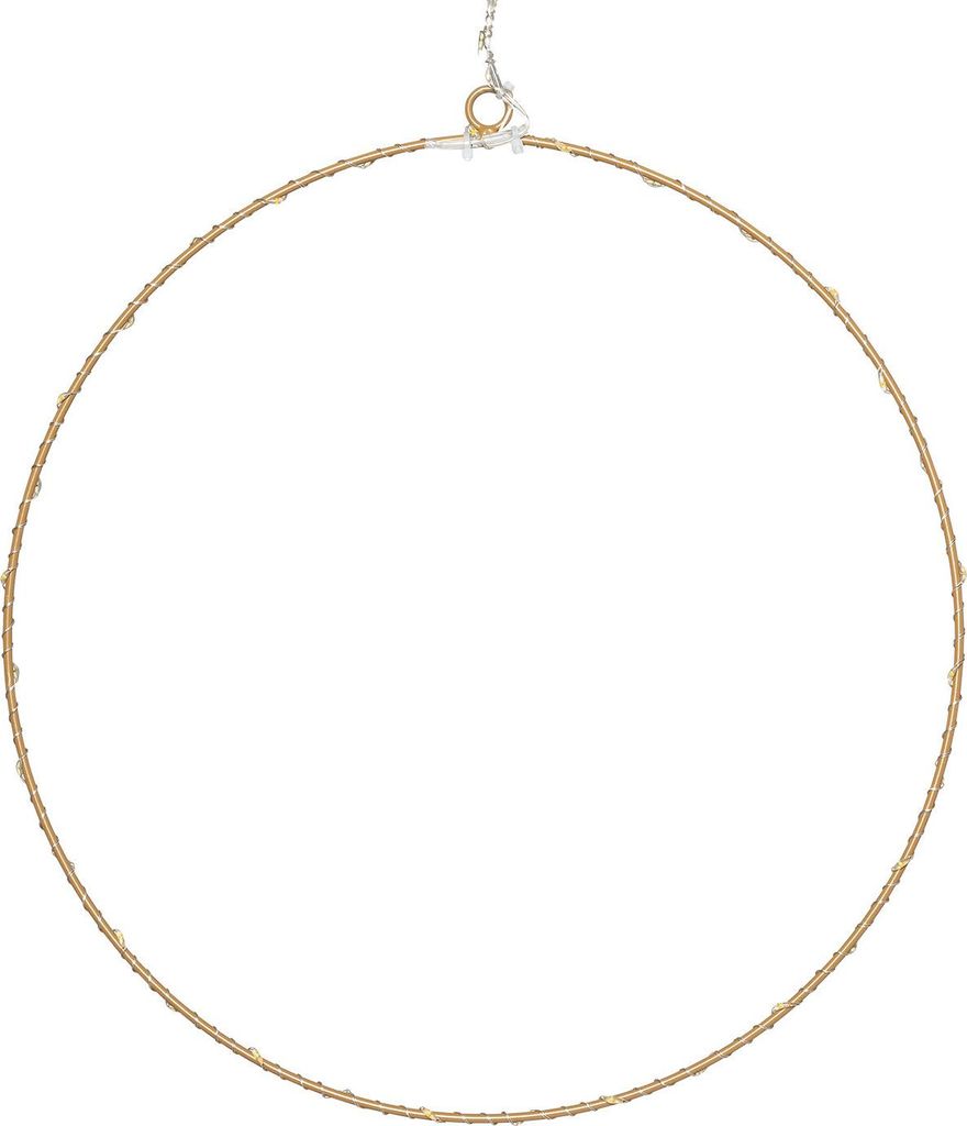 Ring mit LED-Girlande Hoop Gold Produktbild 