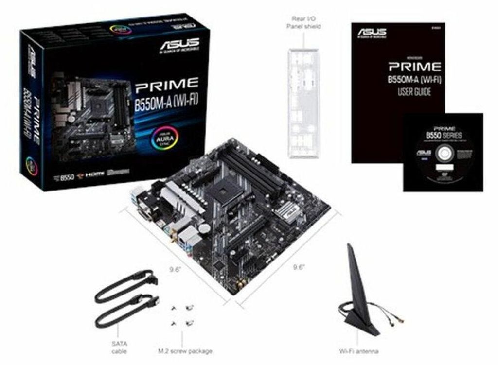 AM4 ASUS PRIME B550M-A mATX Image du produit 