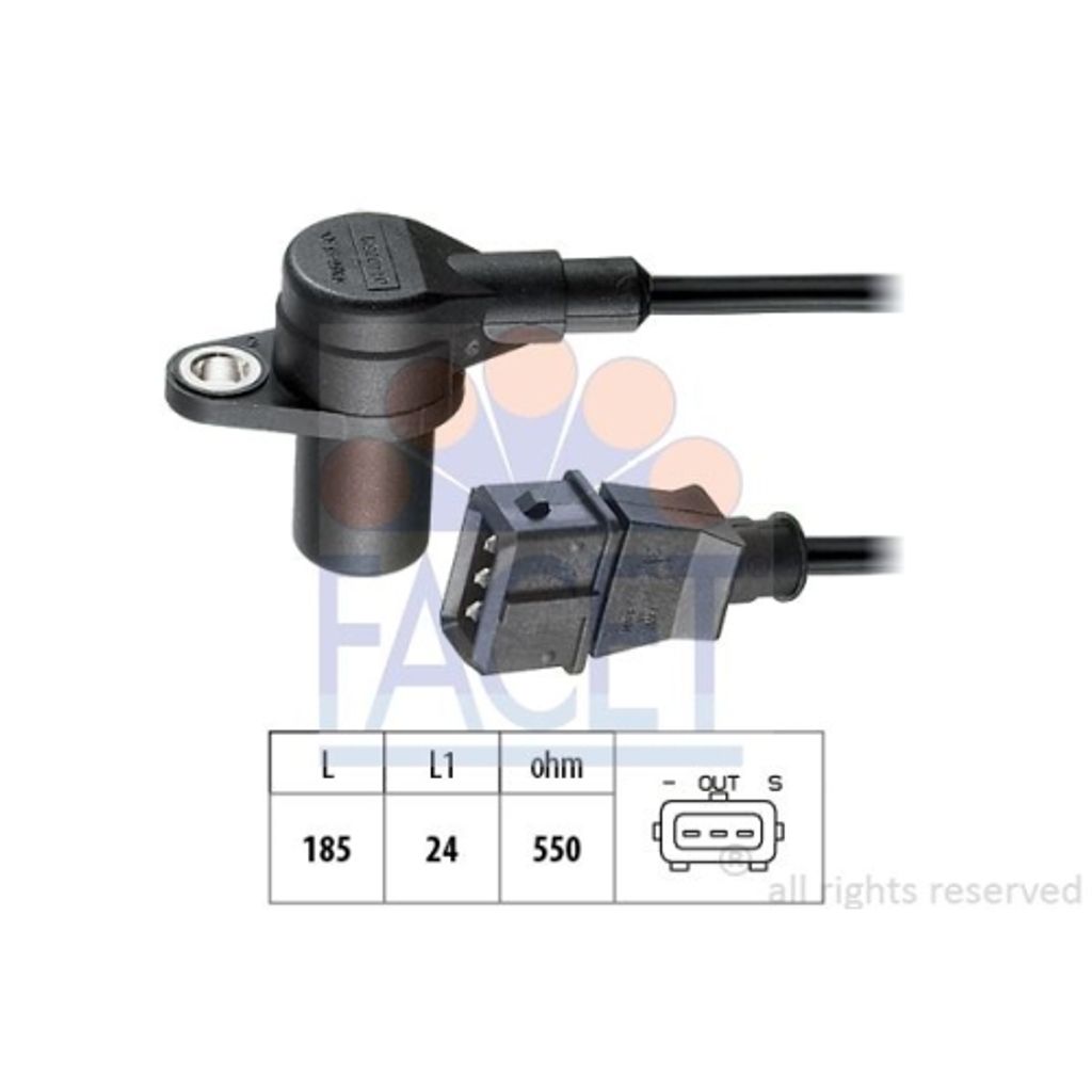 1 Impulsgeber, Kurbelwelle FACET 9.0140 Italy - OE Equivalent für FIAT