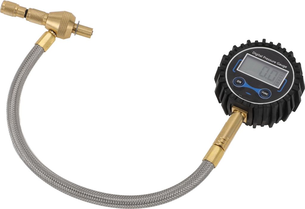 1 Satz Universal-Reifendruckmessgerät 200PSI 2,76 Zoll Digitales Druckmessgerät ohne Batterie Reifenluft-PSI-Meter für Motorrad SUV LKW