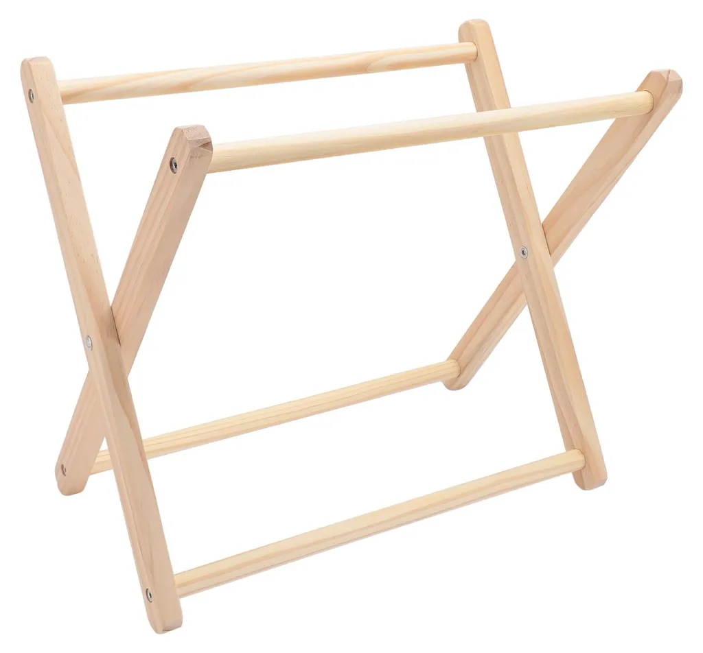 Porte-revues macramé facile à monter - Solution rangement sol compacte