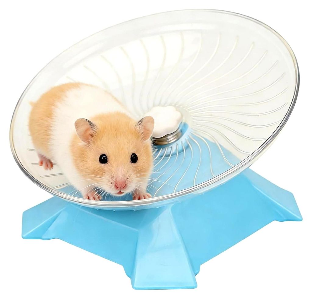 Einsiedlerkrabbenrad – Laufübungsspielzeug mit Ständer für Hamster, leises Übungsrad, kleines Fitnessspielzeug für Käfig-Tank, geeignet fü...