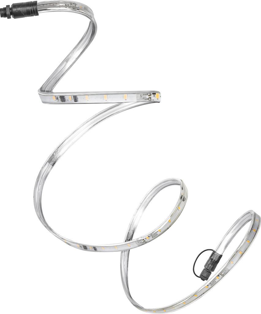 OSRAM Outdoor Flex LED Streifen 10M IP65, kaltweiß, bis 50 m erweiterbar, inkl. Kabeltrommel, Montagezubehör, Anschlusskabel