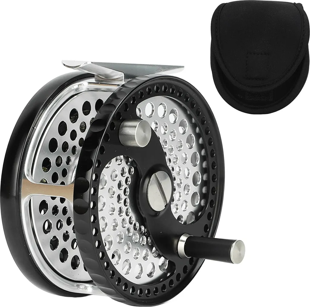 Moulinet de pêche à la mouche eau douce/salée 5/7 robuste avec étui