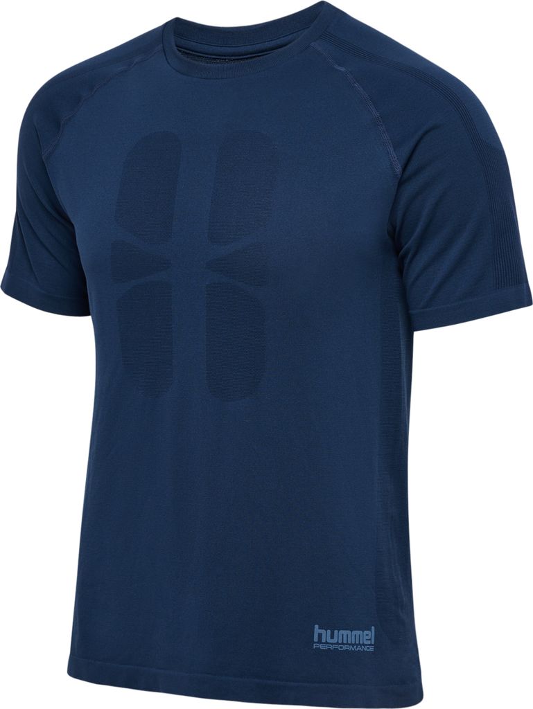 Hummel Hmlhiit Seamless T-Shirt S/S - dress blues, Größe:L