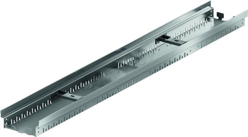 ACO Profiline Fassadenrinne, fixe Bauhöhe-1 m-Stahl verzinkt-50 mm-100 mm