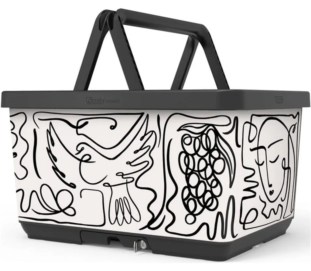 Panier Vélo Basky 2.0 Picasso : Transportez vos Courses sans Effort