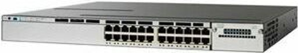 Cisco Catalyst 3750X-24P-S, Managed, L2/L3, Gigabit Ethernet (10/100/1000), Power over Ethernet (PoE), Rack-Einbau, 1U