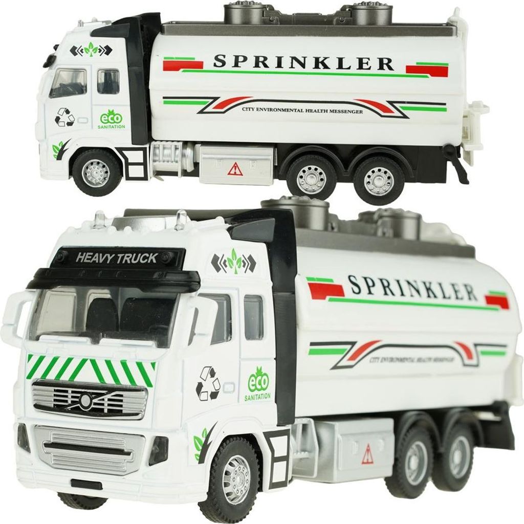 Spielzeug Tankwagen 1:32 mit Lichtern und Soundeffekten Produktbild 