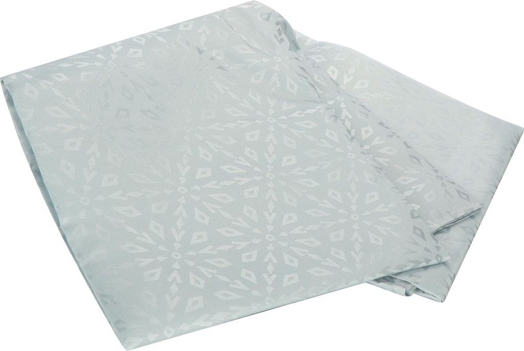 com-four Tischdecke XXL- Eckiges Tischtuch mit Muster - Tischdecke aus Polyester - Tafeldecke für Weihnachten, Geburtstag, Hochzeit - 220 x 150 cm