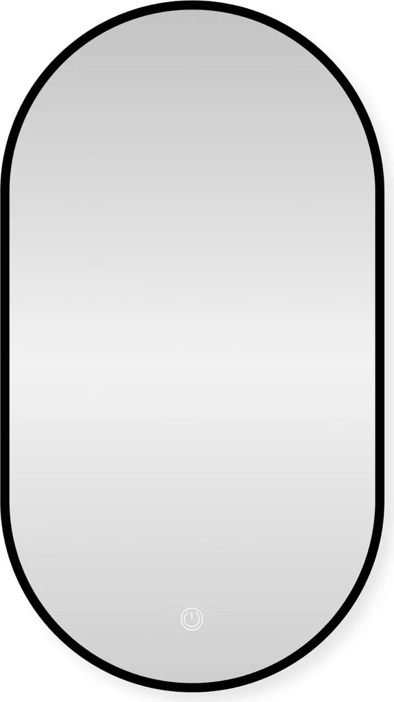 Miroir Salle de Bain LED Anti-Éblouissement Ovale 50x90 SensaHome Dimmable