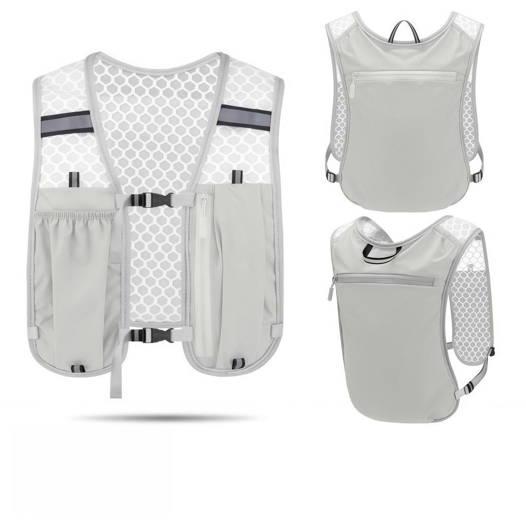 Unisex Laufweste, viele Taschen, verstellbarer Brustgurt, Produktbild 