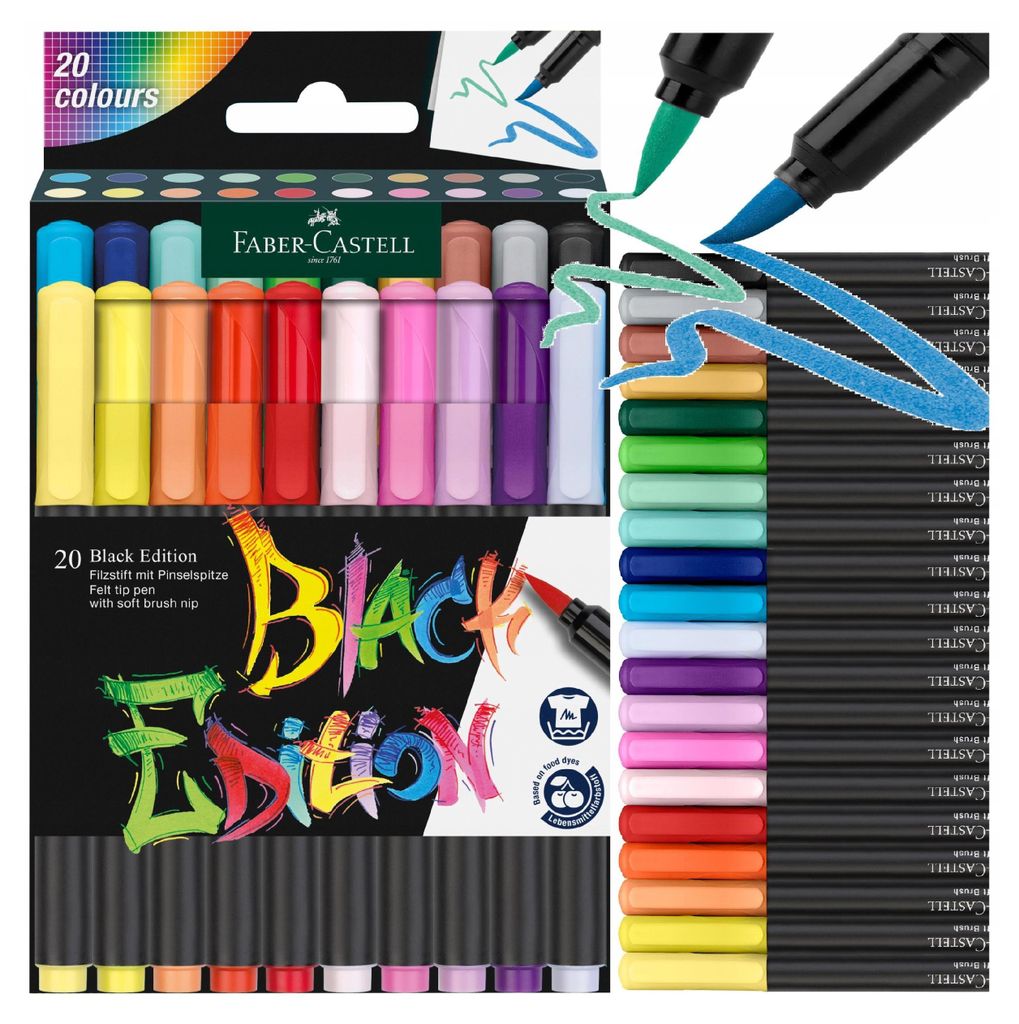 Faber-Castell 116452, 20 Farben, Gemischte Farben, Produktbild 