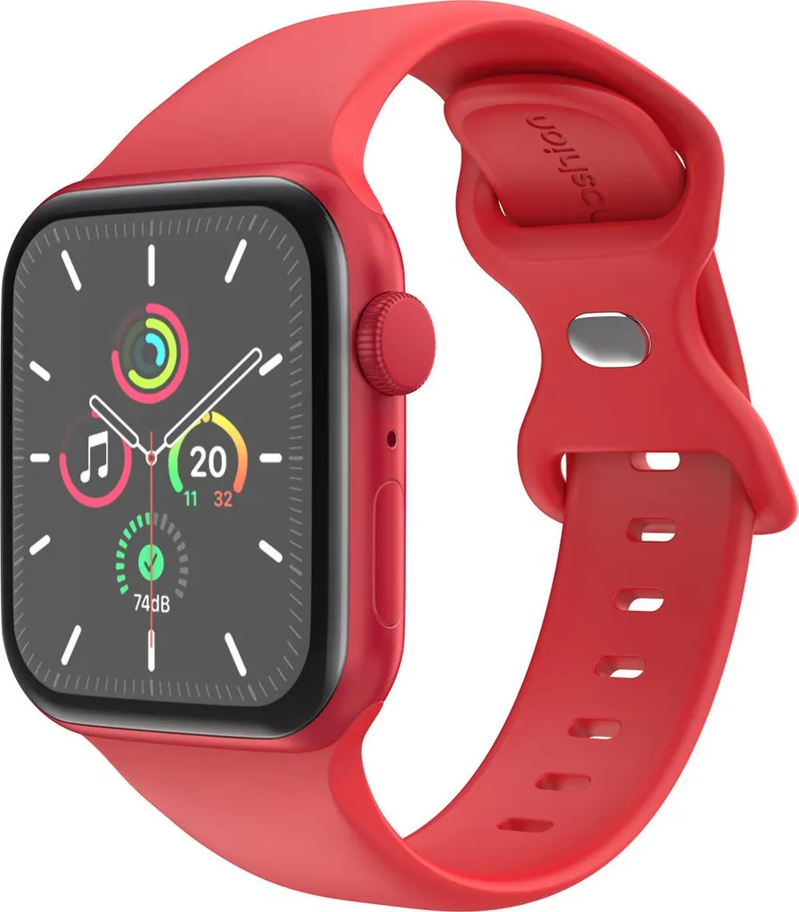 Watch Ultra - 49 mm, Watch Ultra 2 - 49 mm, Watch SE - 44 mm, Watch SE 2023 - 44 mm, Watch SE 2022 - 44 mm, Watch 9 - 45 mm, Watch 8 - 45 mm, Watch 7 - 45 mm, Watch 6 - 44 mm, Watch 5 - 44 mm, Watch 5 - 44 mm, Watch 4 - 44 mm, Watch 44 mm, Watch 42 mm, Watch 3 - 42 mm, Watch 2 - 42 mm, Watch 1 - 42 mm, Watch 1 - 42 mm, Watch 10 - 46 mm Cinturino: imoshion Silikonband 2.0