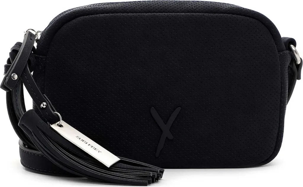 Sac bandoulière bleu marine SFY Romy SURI FREY avec zip de sécurité