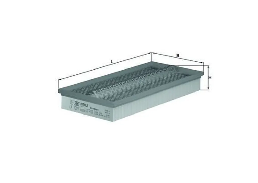 Filtre à air moteur pour Mercedes 124 et 190 - Pièce auto Mahle Premium