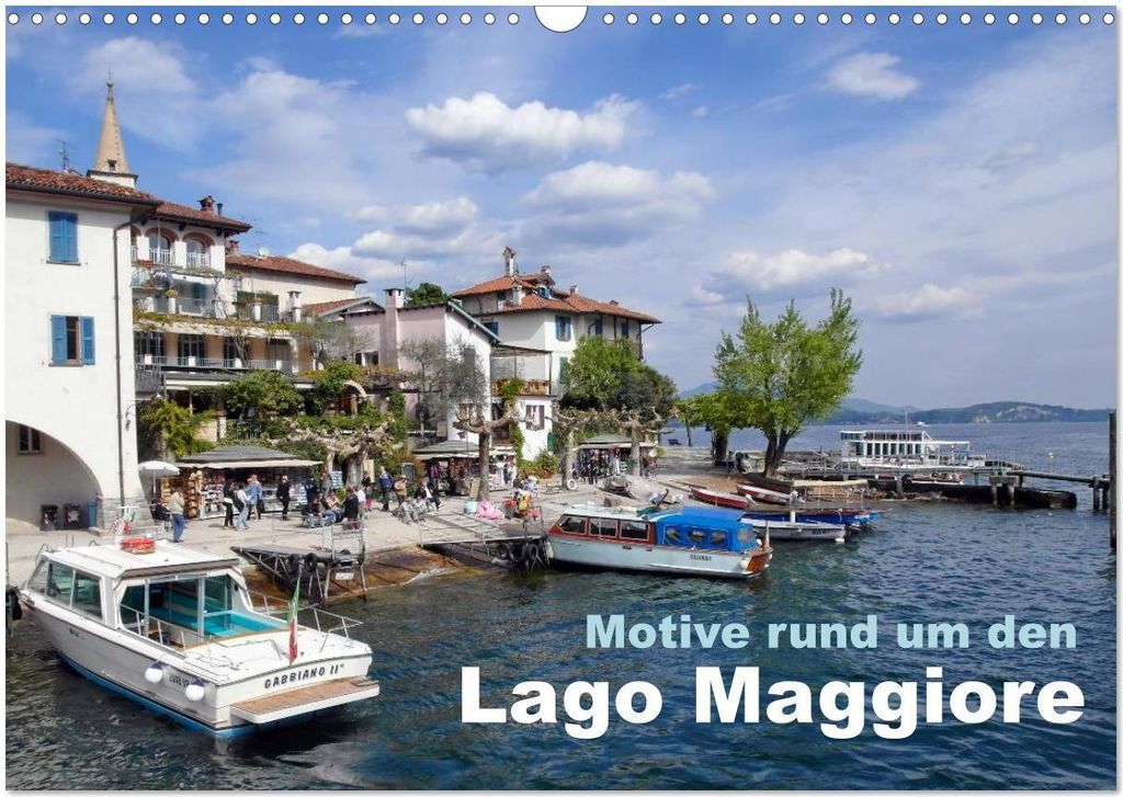 Motive rund um den See Lago Maggiore (Wandkalender 2026 DIN A3 quer), CALVENDO Monatskalender