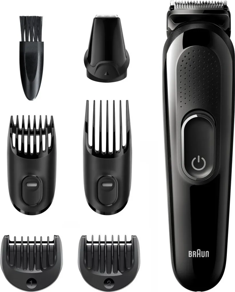 Braun MGK3225 Regolabarba 6-in-1: Rasoio e Tagliacapelli Tutto-in-Uno