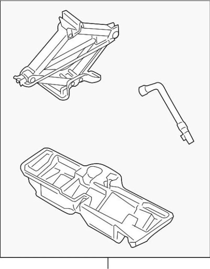 Insert de Cric Volvo S60 V60 Styrofoam OE Protection de Coffre Rigide