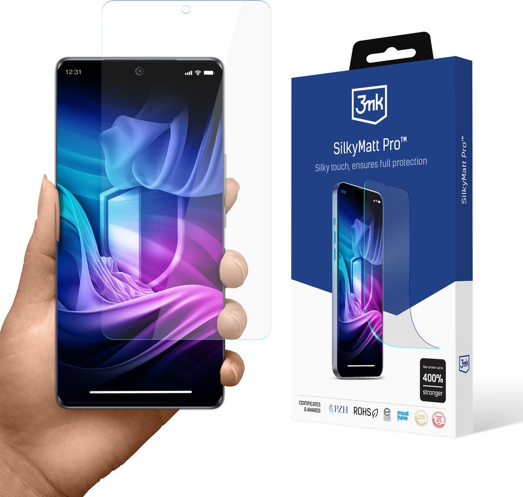 3mk Display Schutzfolie Self-Heal Silky Matt Pro für Vivo V29 5G Self-Heal