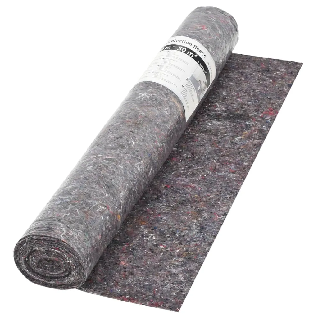 Bâche de Protection Peintre en Non-tissé Gris 50m - Revêtement de Sol