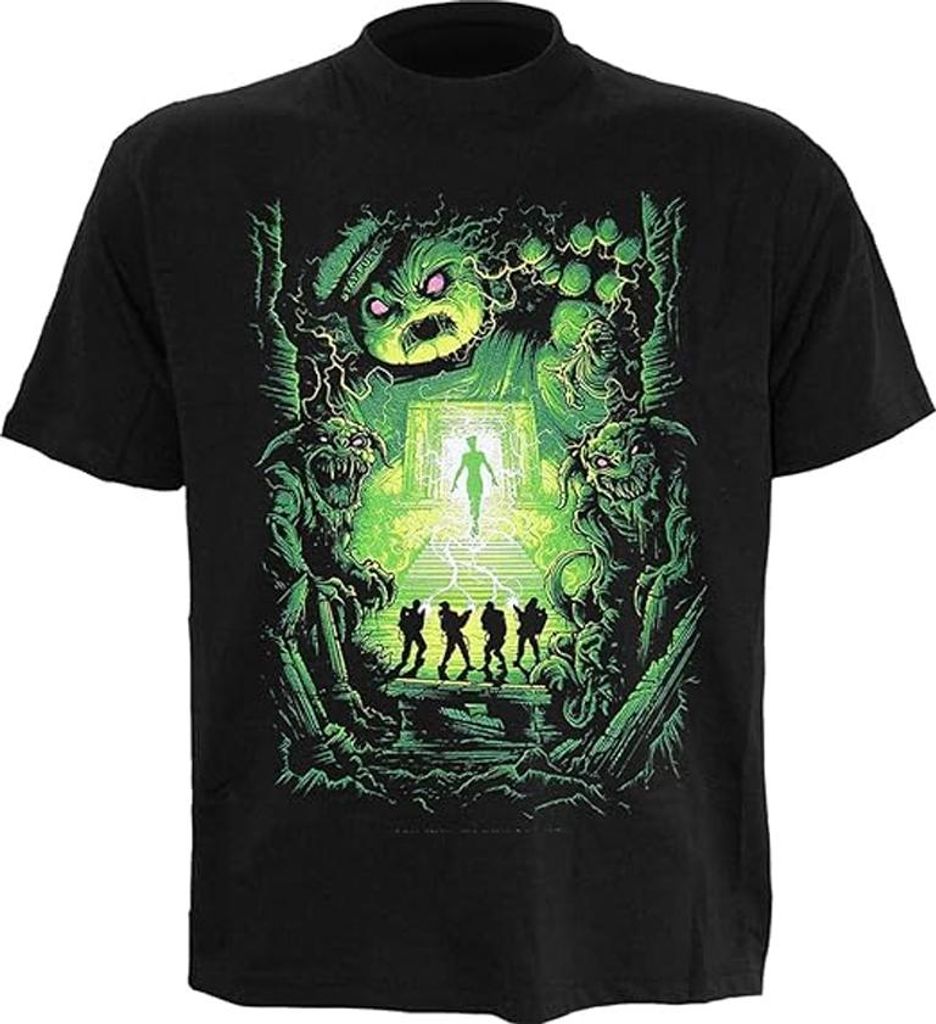 Ghostbusters - T-Shirt für Herren/Damen Uni, Regulär HE3936 (S) (Schwarz)