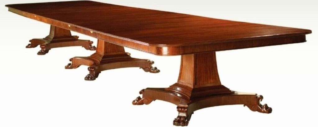 Casa Padrino Luxus Barock Esstisch Braun 900 cm - Barock Möbel - Italy