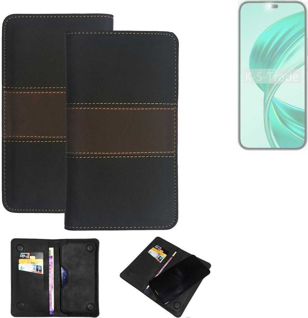 K-S-Trade Hülle Handyhülle kompatibel mit Honor X8b Schutzhülle Walletcase Bookstyle Tasche Schutz Case Handytasche Wallet Cover Kunstleder