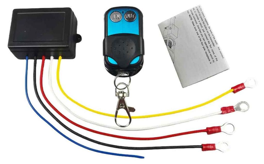 12V Seilwinden-Funkfernbedienungsset 434MHz 15 m Reichweite, störungsfrei für Jeep, LKW, ATV
