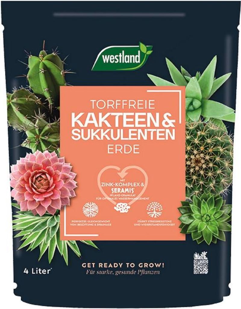 WESTLAND® Kakteen und Sukkulenten Erde, 4 Liter Produktbild 
