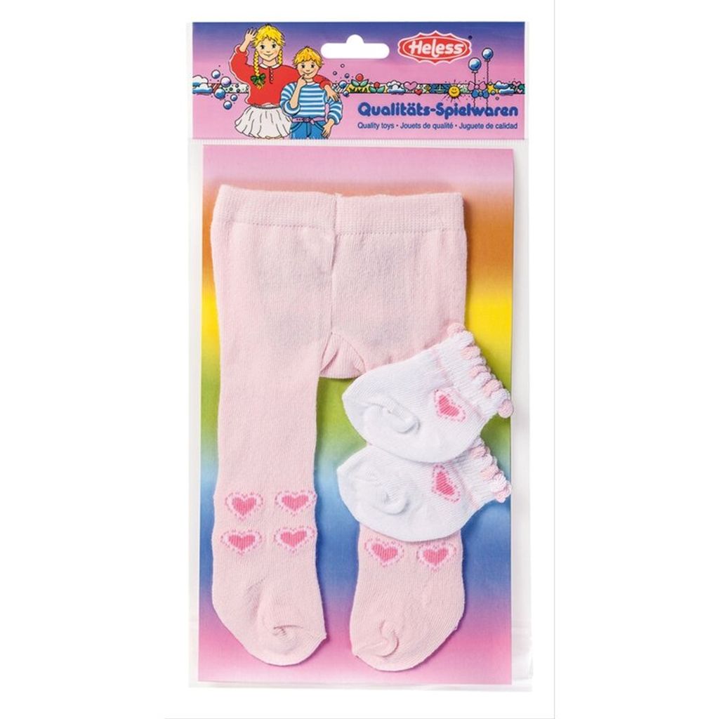 Puppen-Strumpfhose mit Söckchen 35-45cm Produktbild 