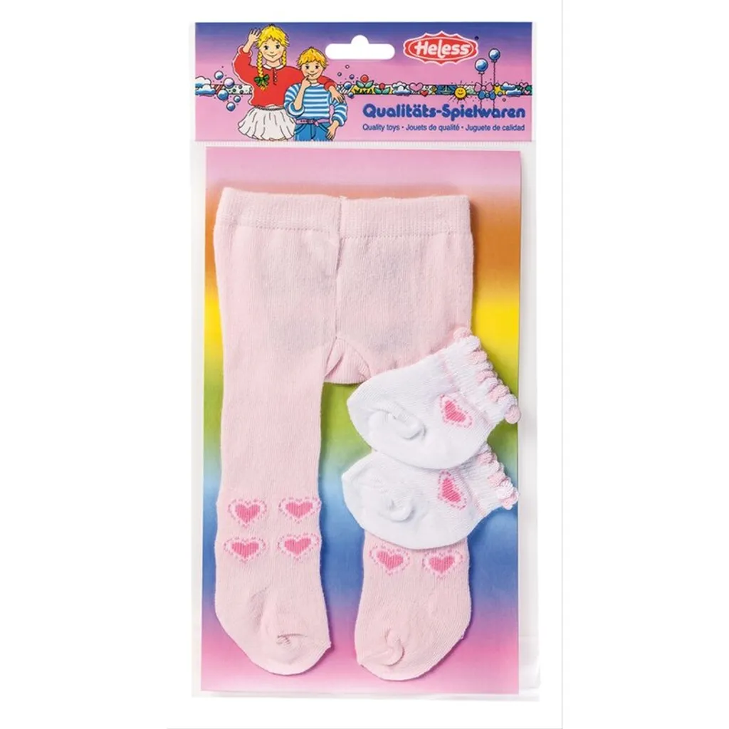 Collants de poupée avec chaussettes pour habiller vos poupons de 40 cm