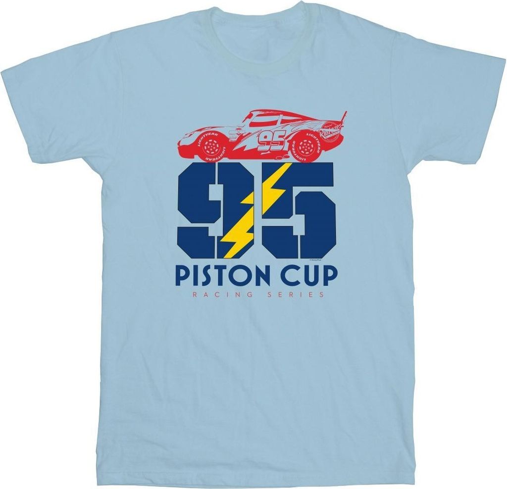 Disney - "Cars Piston Cup 95" T-Shirt für Herren BI17359 (XL) (Babyblau)