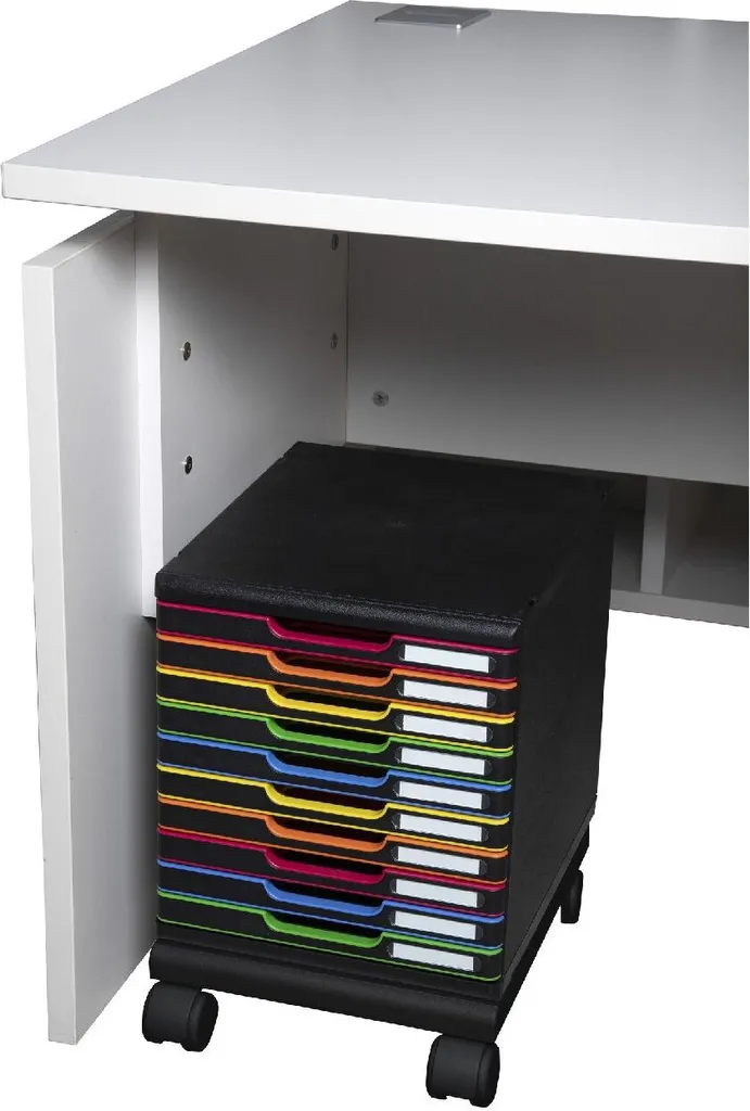 Roulettes pour caisson de bureau Modulo Exacompta : mobilité facile - 20