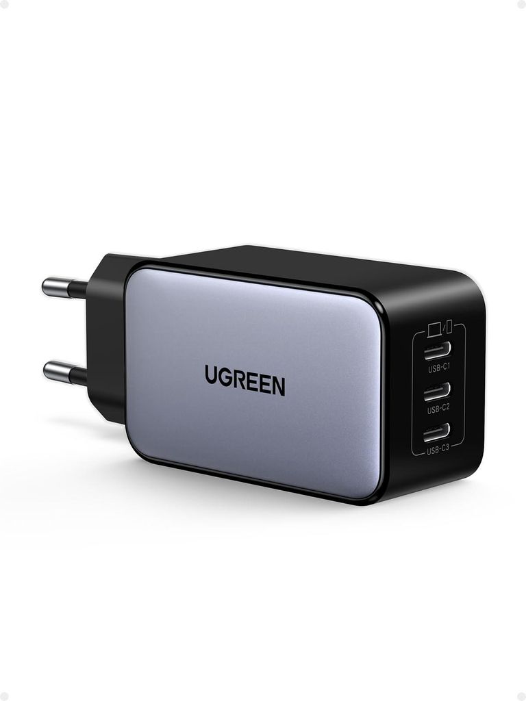 UGREEN Nexode USB C Ladegerät 65W GaN Netzteil mit 3X Produktbild 