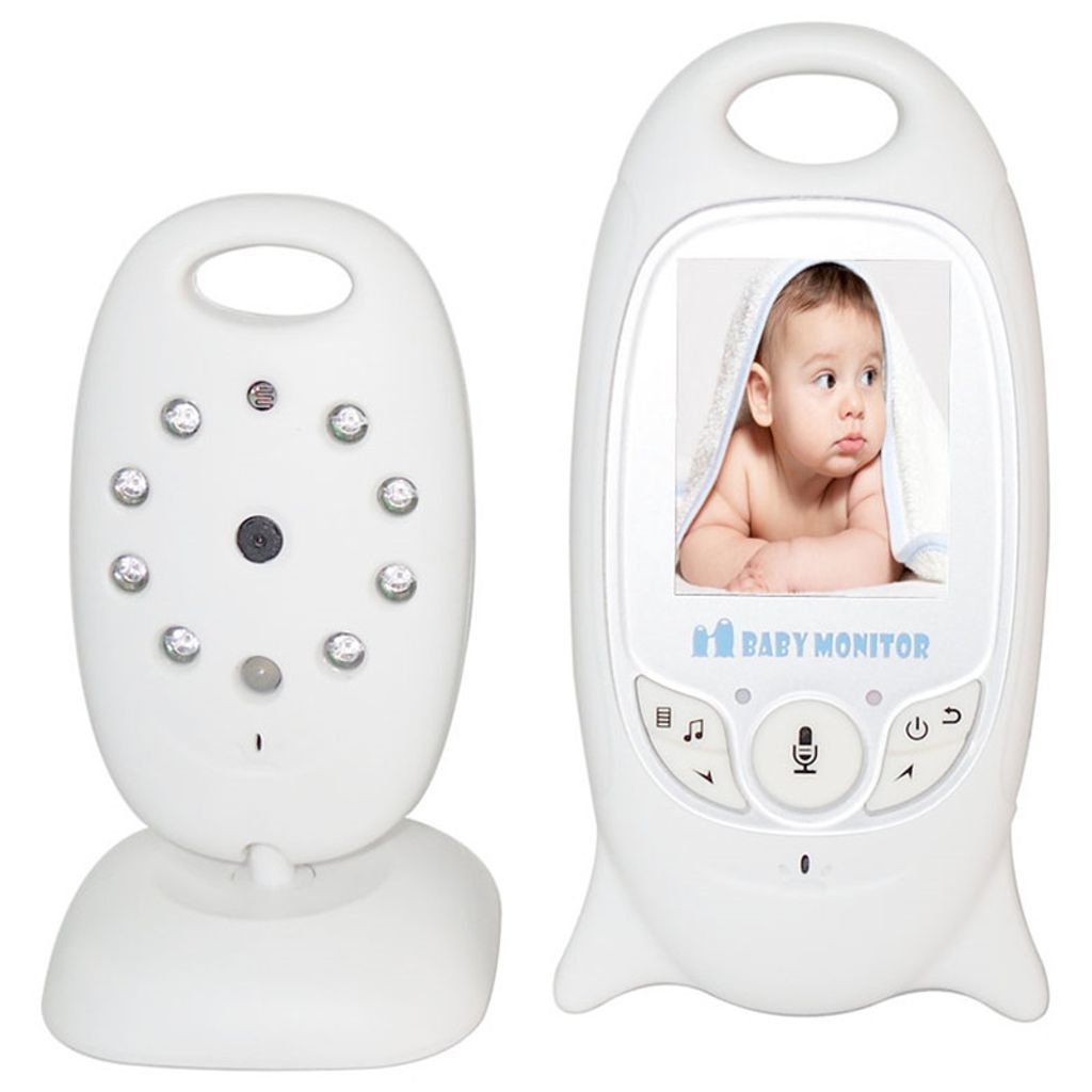 Digital Wireless Babyphone mit Kamera Farbe Video Monitor Nachtsicht Babypflege 