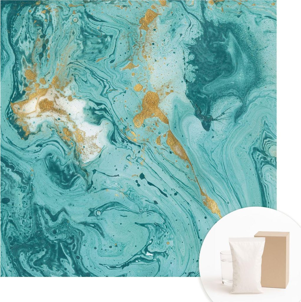 Fototapete - Wandbilder für Wohnzimmer - 250x250 cm - Dekorative Wandfolie - Modernes Design für Wanddekoration - Tapeten für Innenräume - Meer...