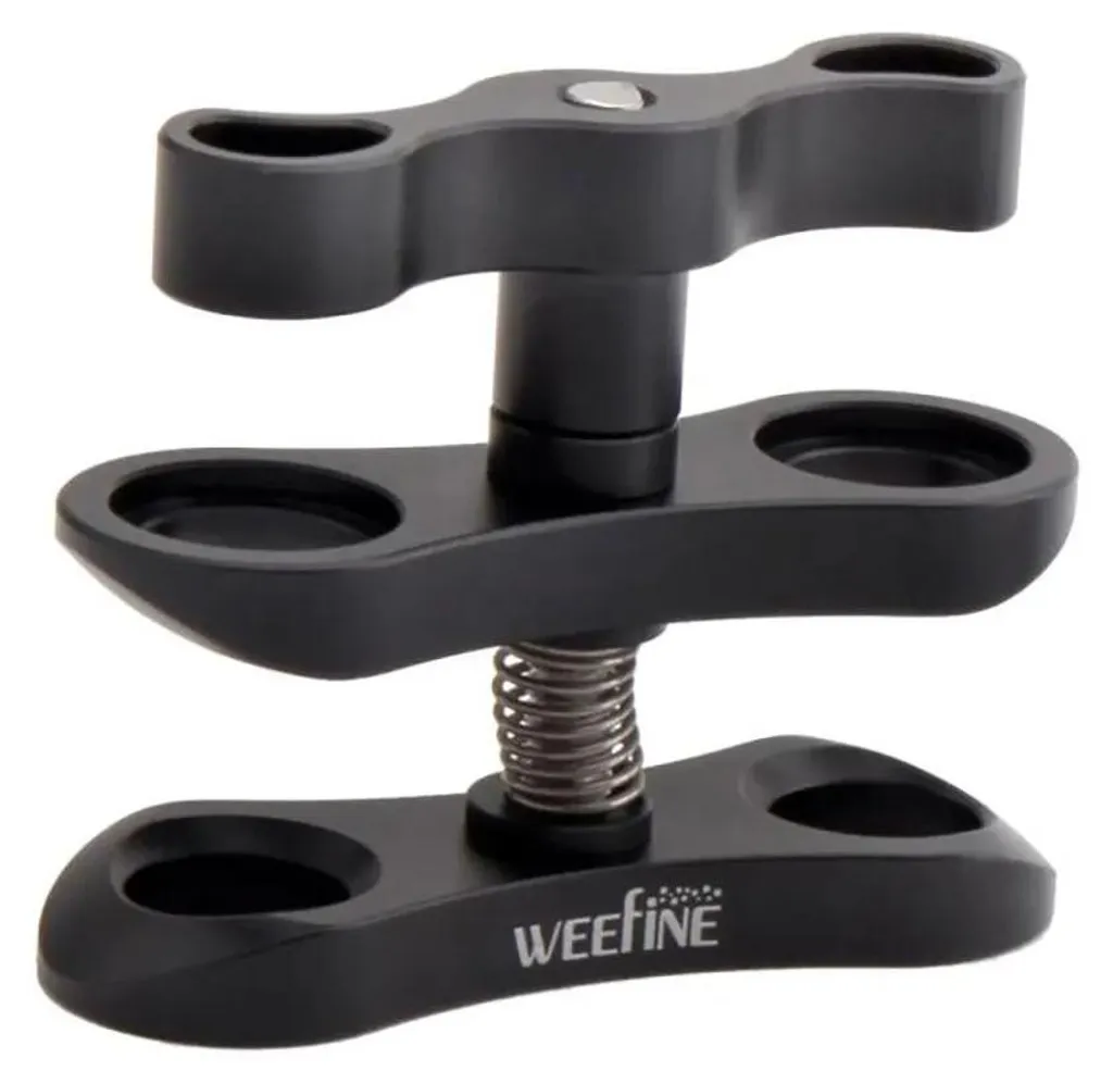 Bras de Fixation à Double Rotule 60° Argent Weefine WFA56 Aluminium