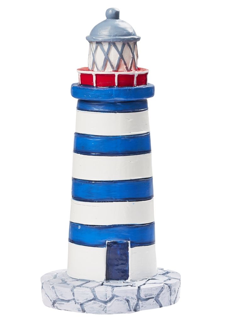 HobbyFun Leuchtturm, Blau, Weiß, 1 Stück(e), 75 mm