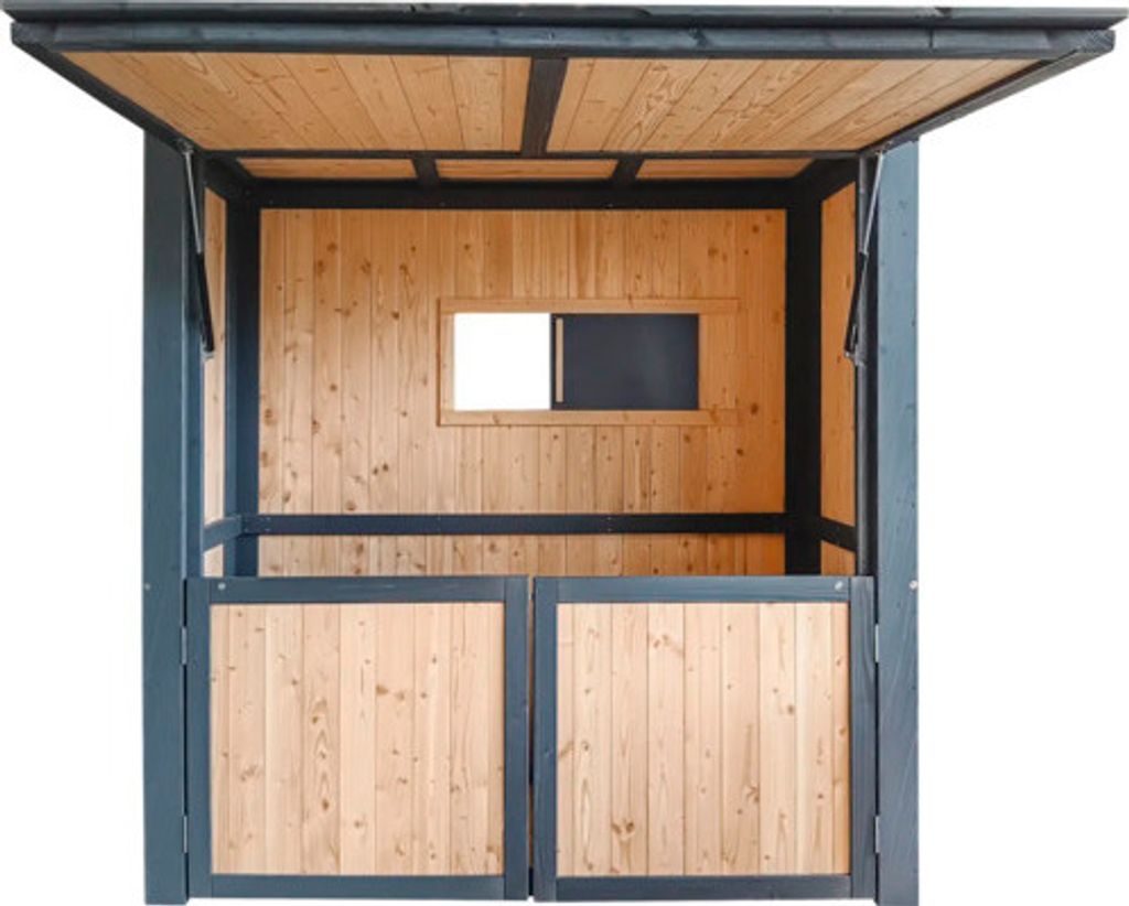 Grillhaus Konsta klein 224 x 102 cm natur-anthrazit Produktbild 3