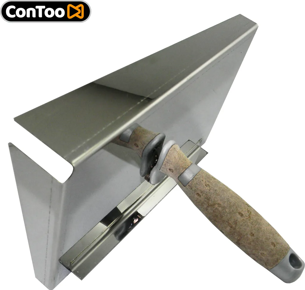 Piastra per la stuccatura Tavola per la stuccatura Acciaio inox Ausilio per la stuccatura Piastrelle in ceramica Clinker Maniglia in pelle CT04