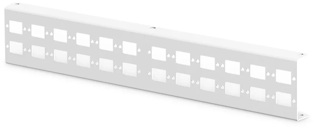Support de module Keystone Digitus pour rail DIN 35mm - Réseau LAN