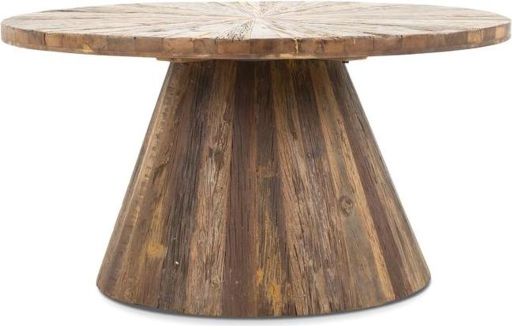 Couchtisch Nadia Recycling Teakholz Natur 75 x 75 cm, Masse:75 cm x 75 cm