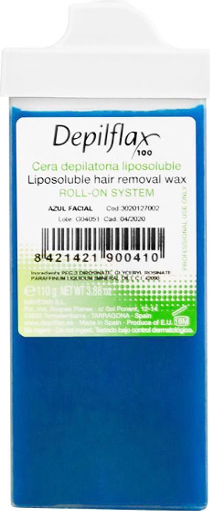 DEPILFLAX Gesichts-Enthaarungswachs AZULEN 110g