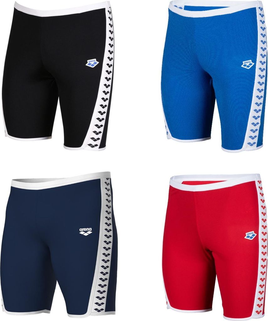 arena Icons Jammer Badehose Herren, Farbe:Rot, Größe:5