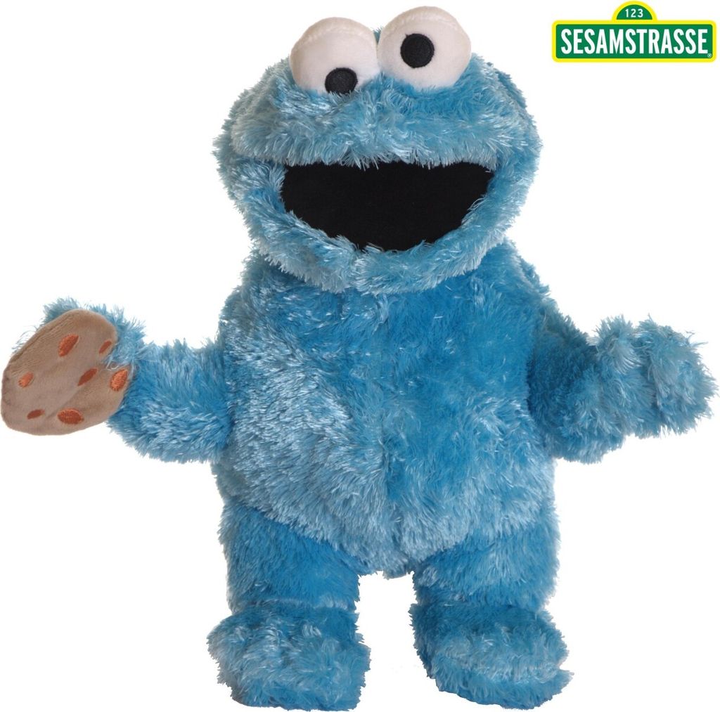 Living Puppets Sesamstraße Handpuppe Krümelmonster 37 cm Produktbild 